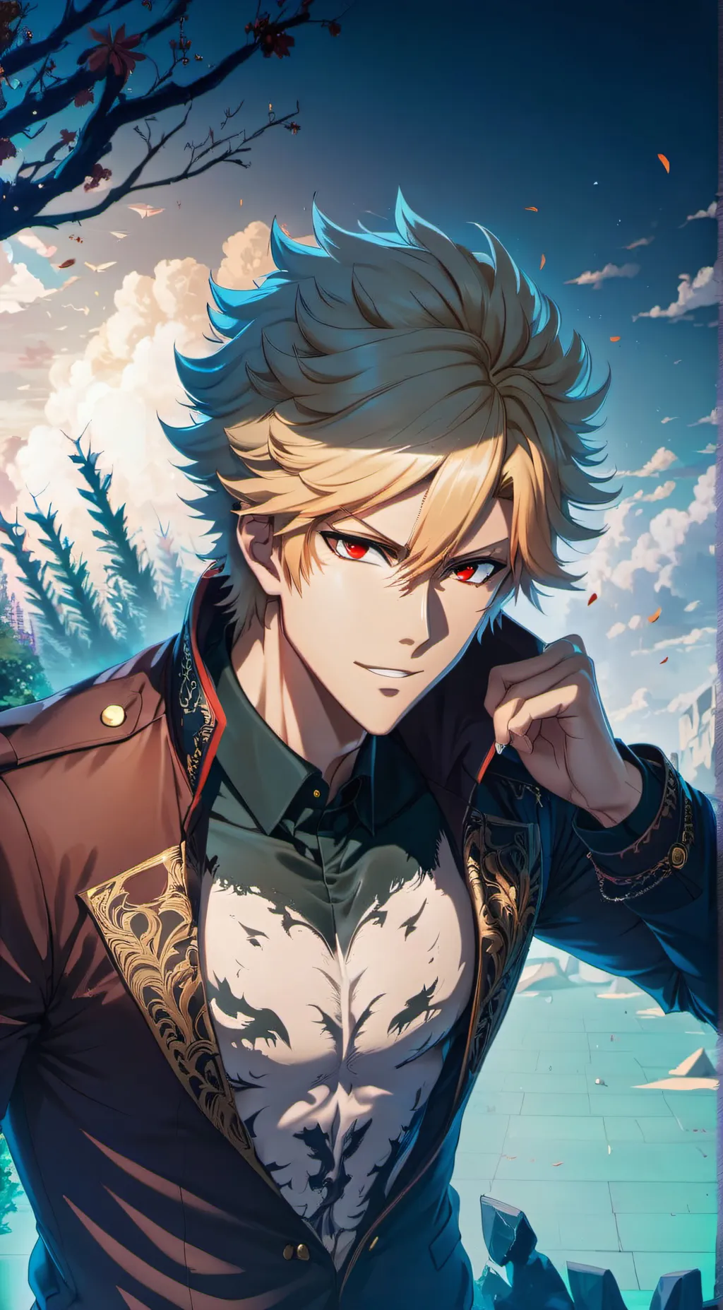 ai character: Wolf background