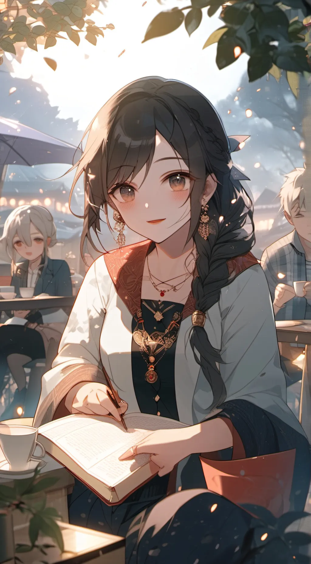 ai character: Rose-Lily background