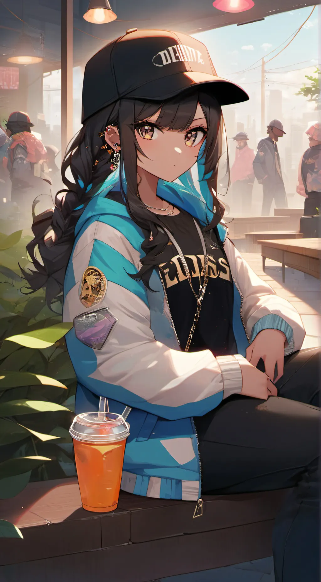 ai character: lily background