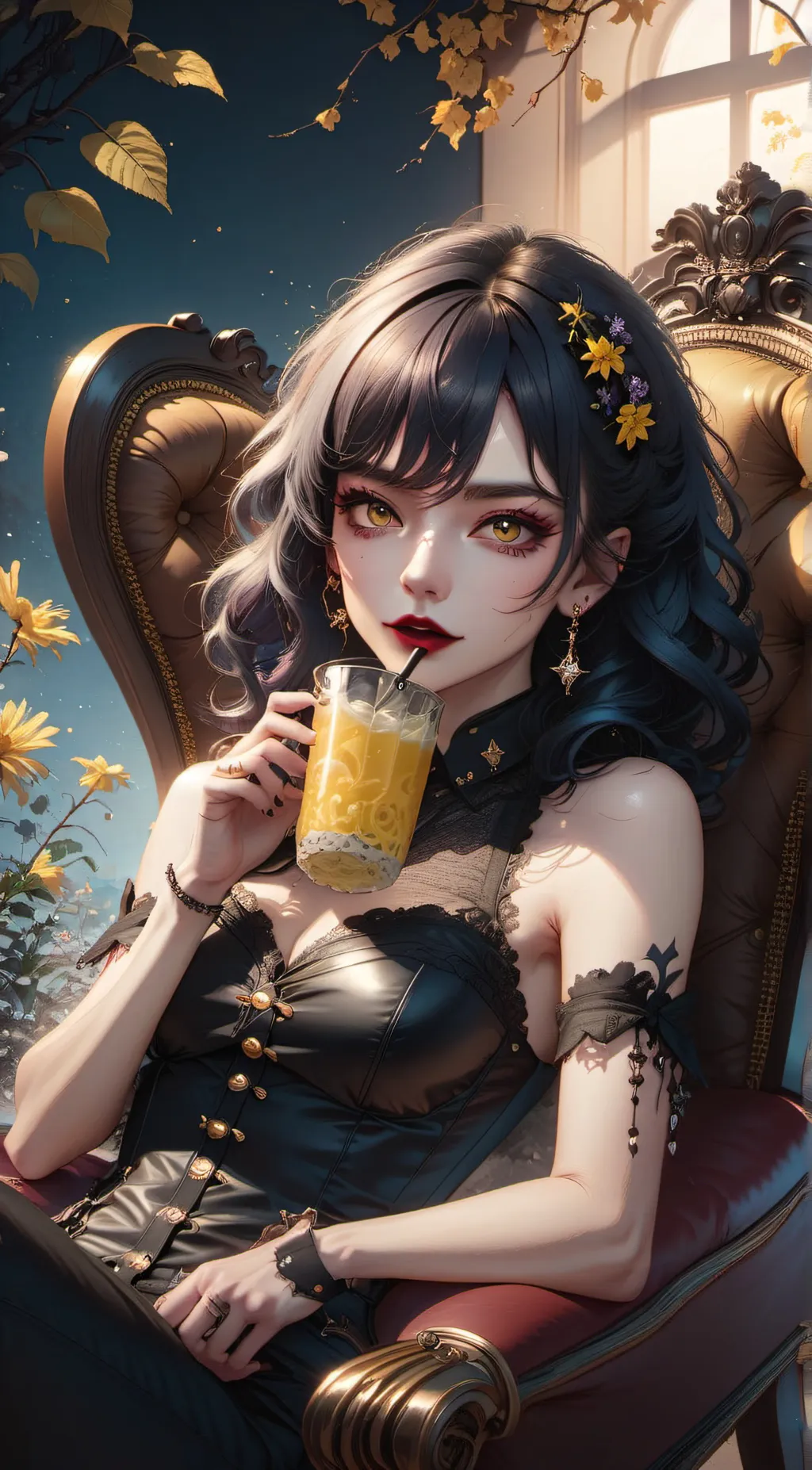 ai character: Jackie  background