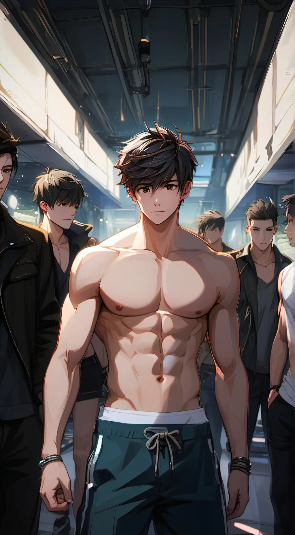 ai character: Aaron  background