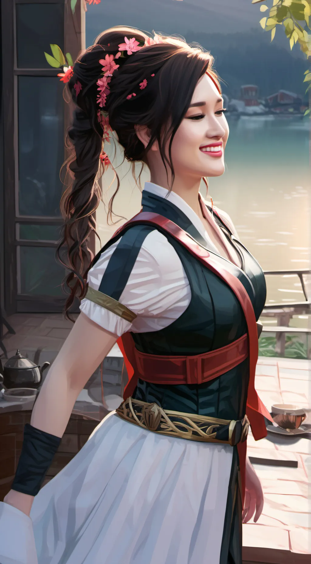 ai character: Evelyn background