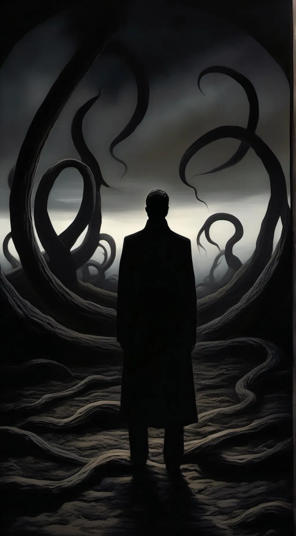 ai character: nightmare (sans) background