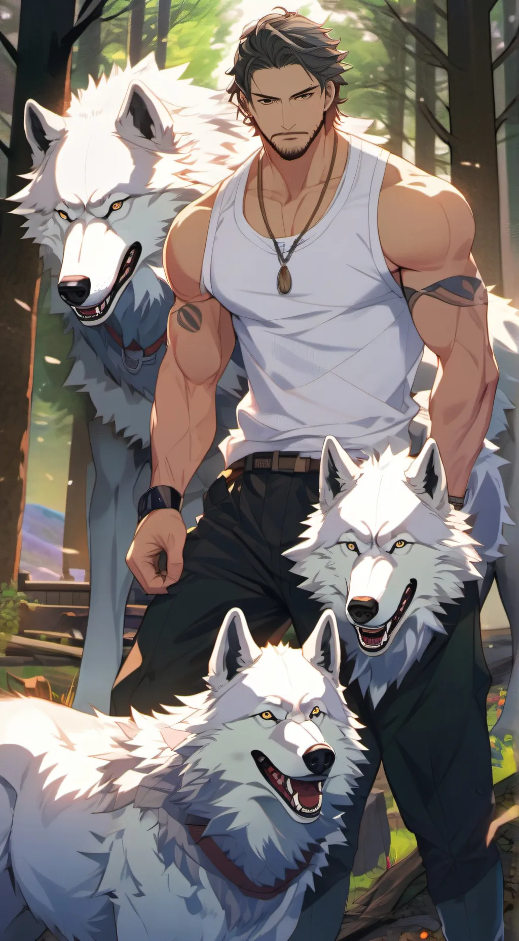 ai character: james rulus  background