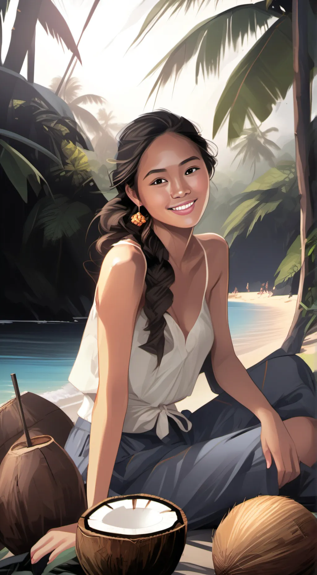 Talkie AI - Chat with island girl 