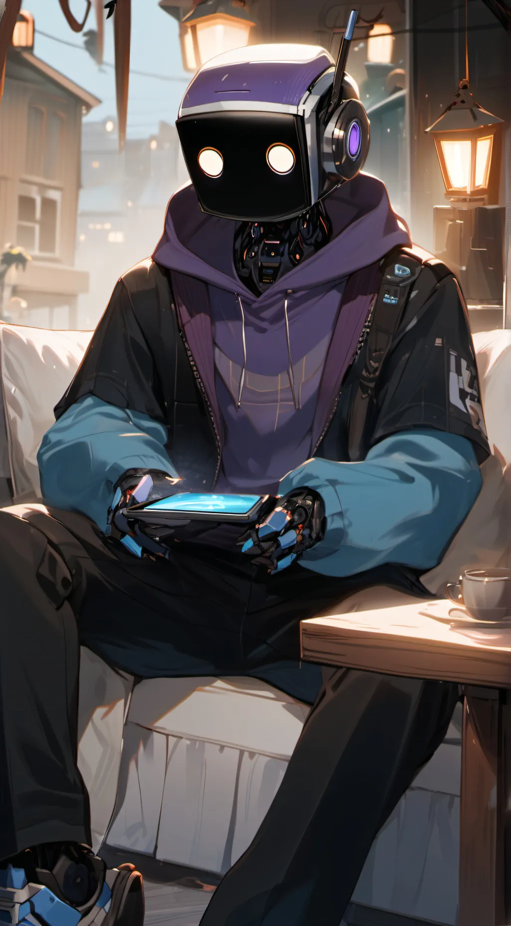 ai character: A.P.E.X. background