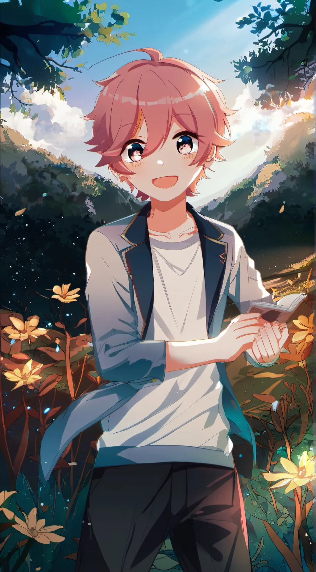 ai character: leo background