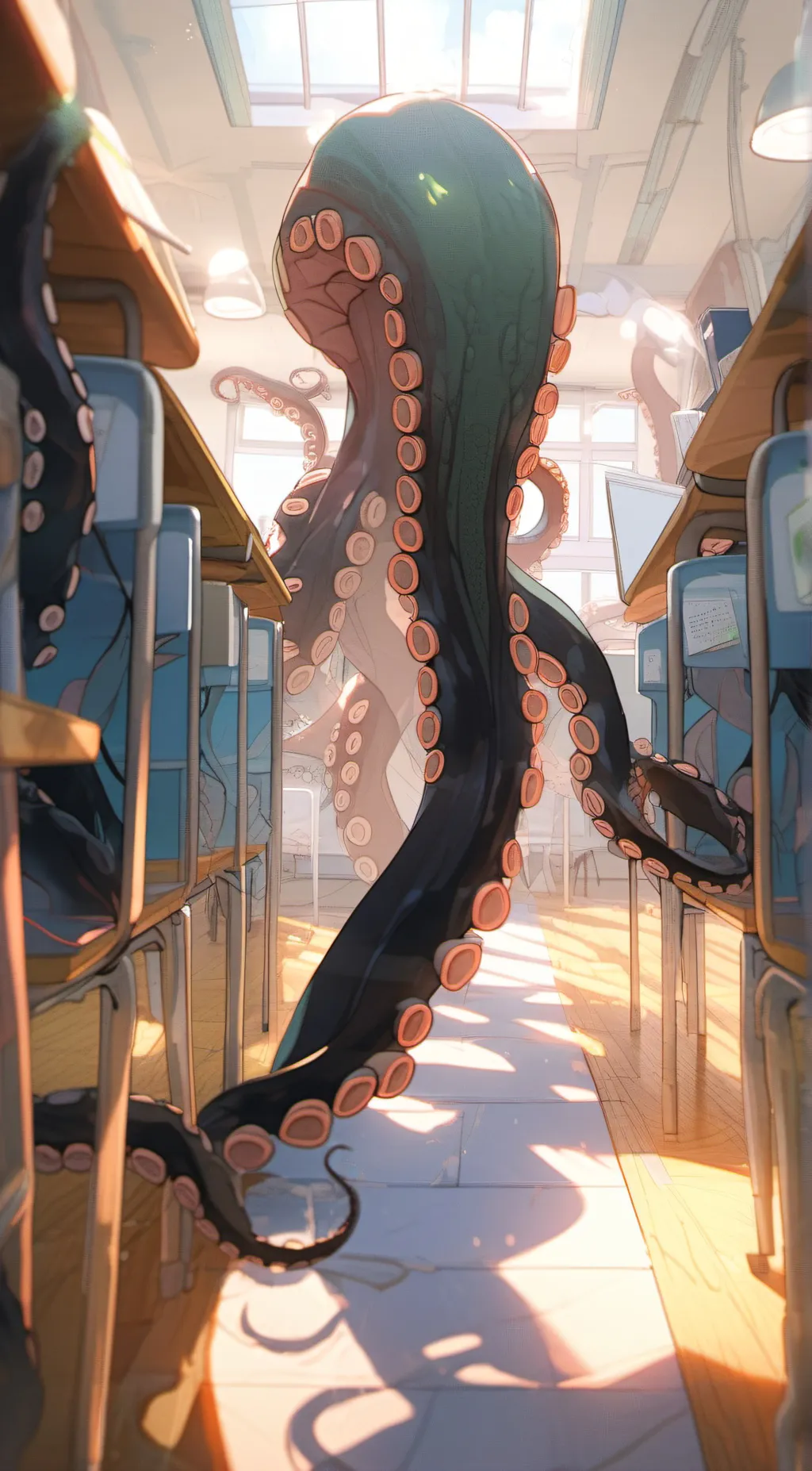 ai character: Tentacles background