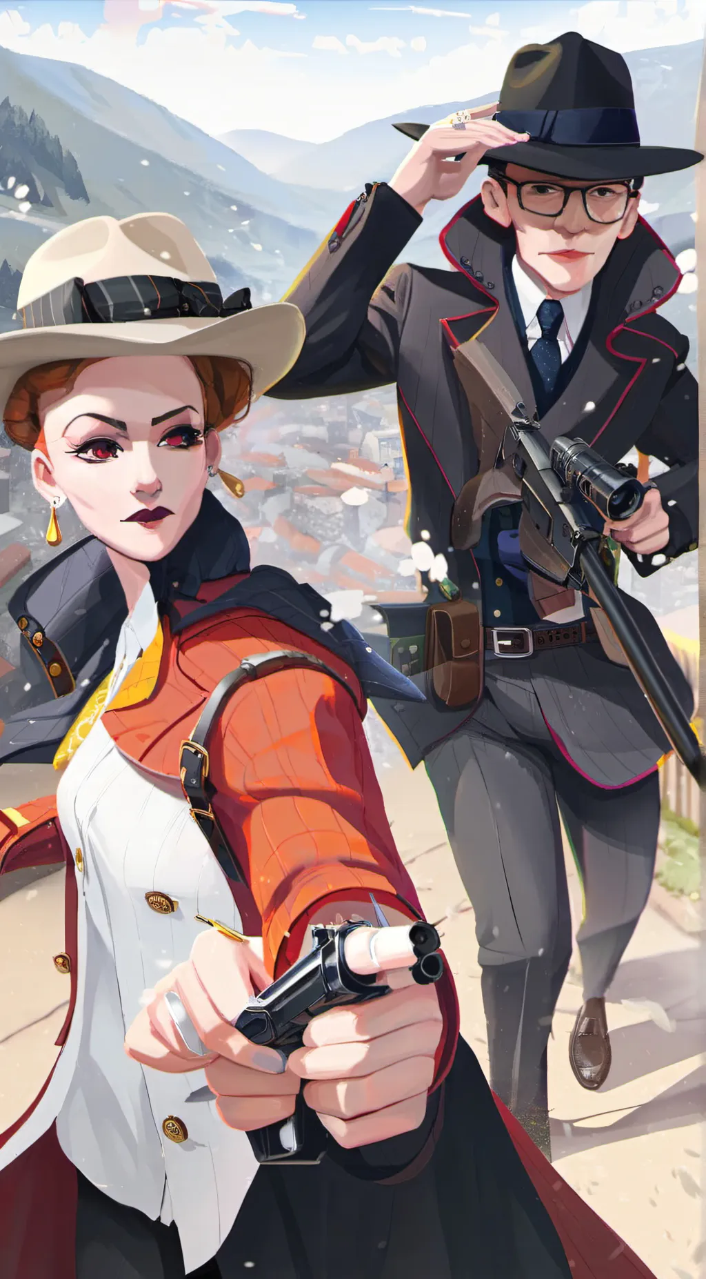 ai character: Cameron Boyce background