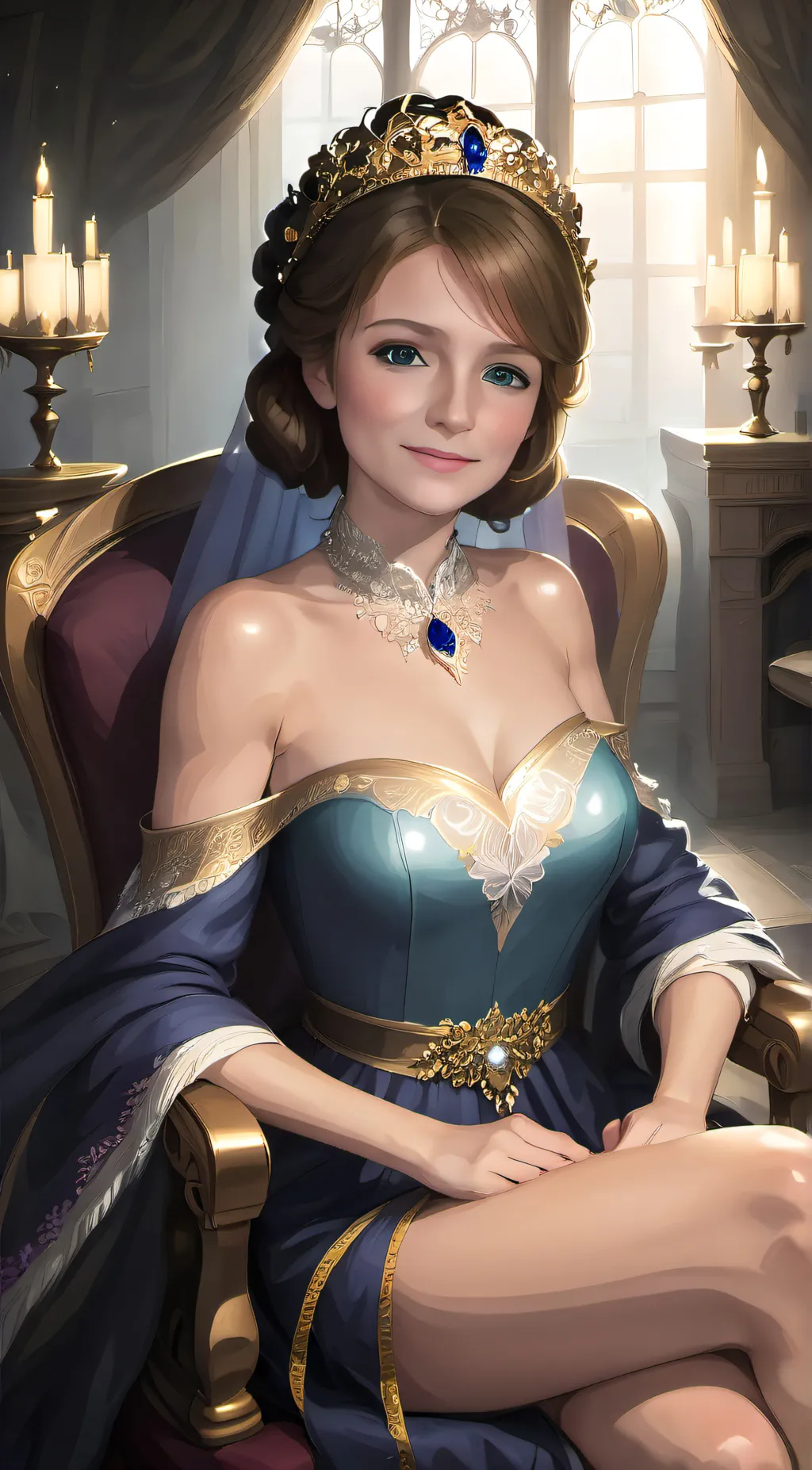 ai character: Lilly background