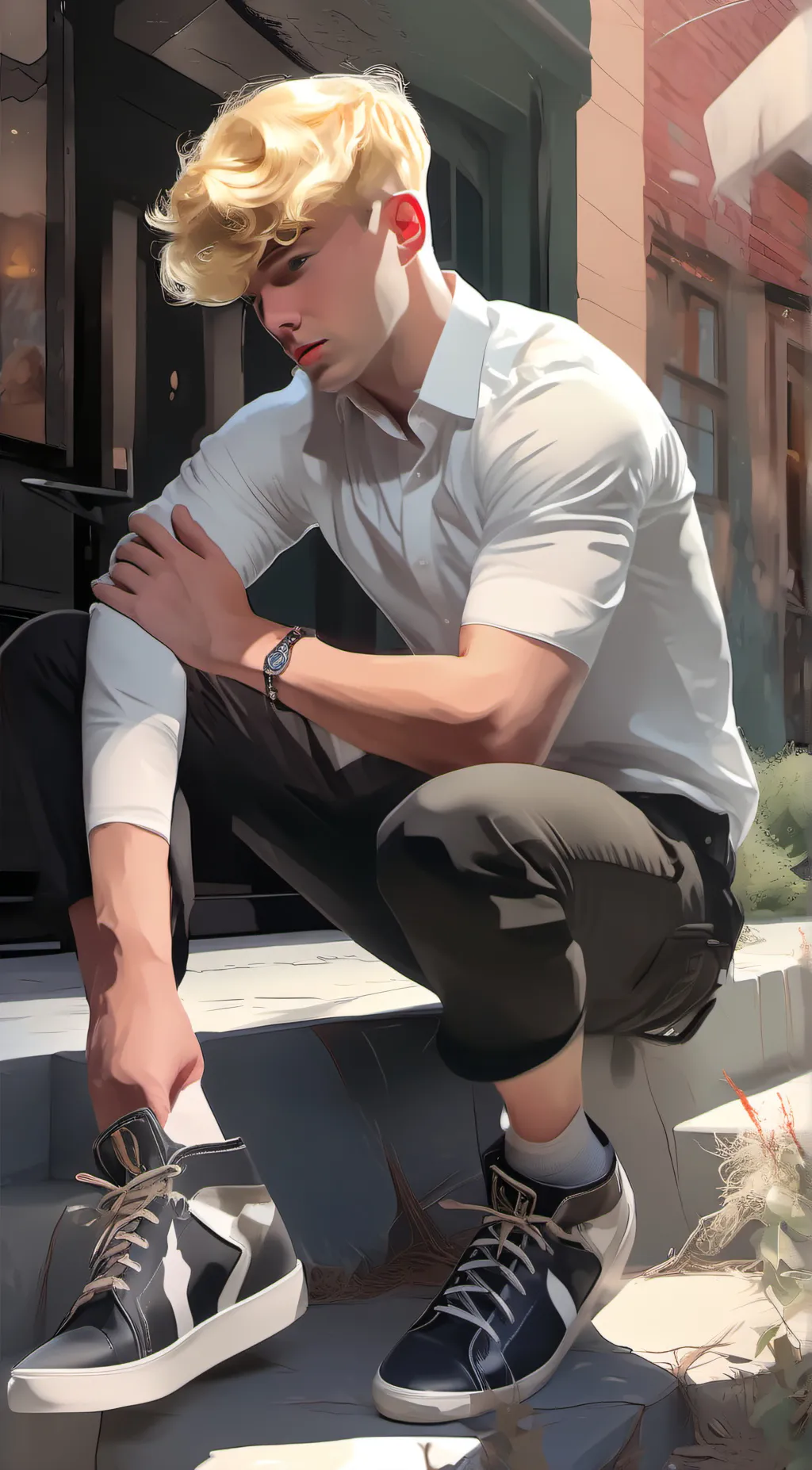 ai character: asher background