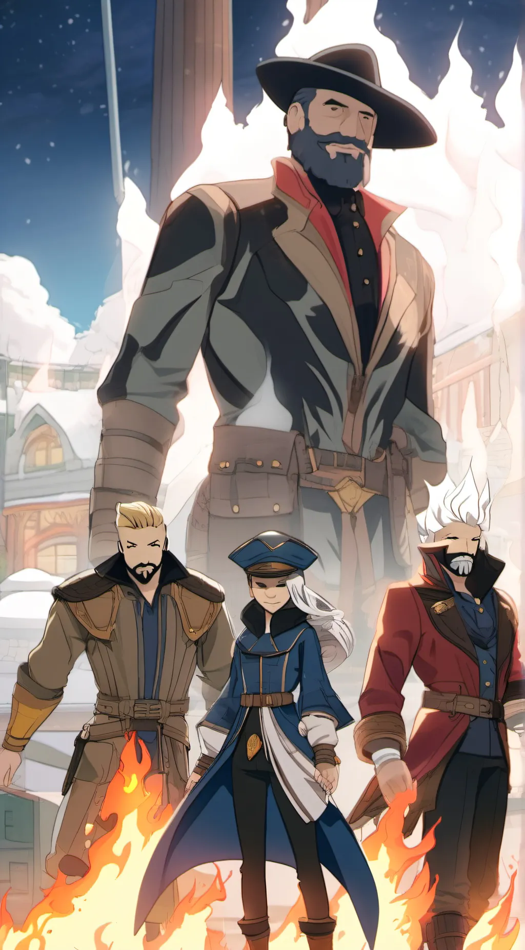 ai character: Pro hero’s background