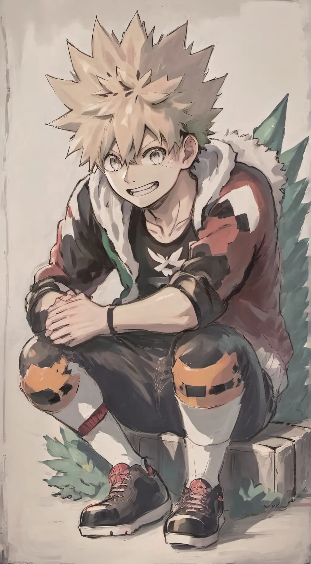 ai character: Bakugo background