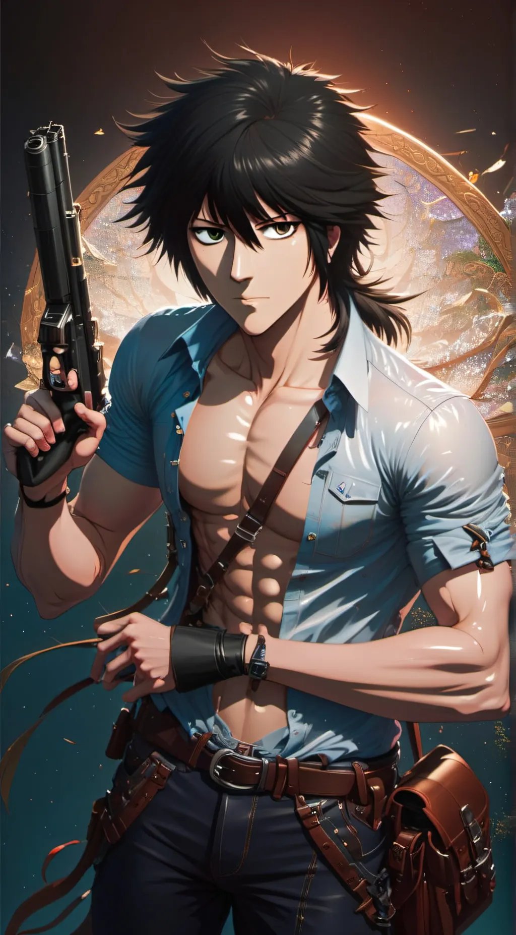 ai character: L Lawter background