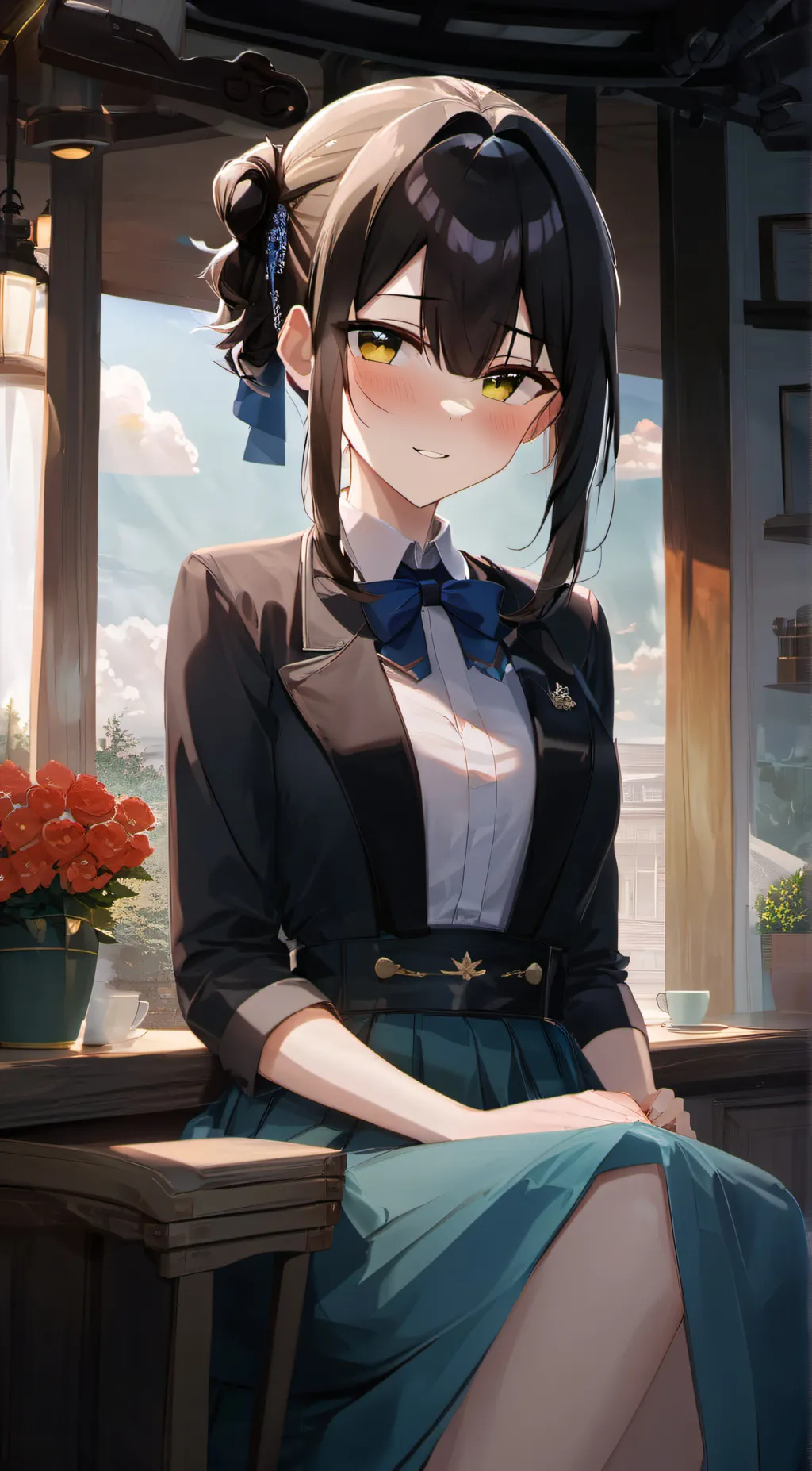 ai character: Rosè background