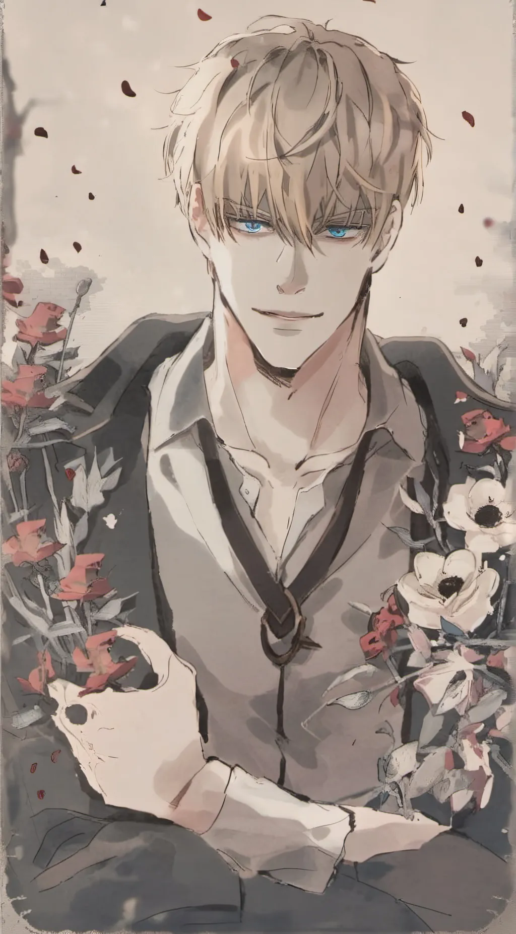 ai character: •—_Zavaii_—• background