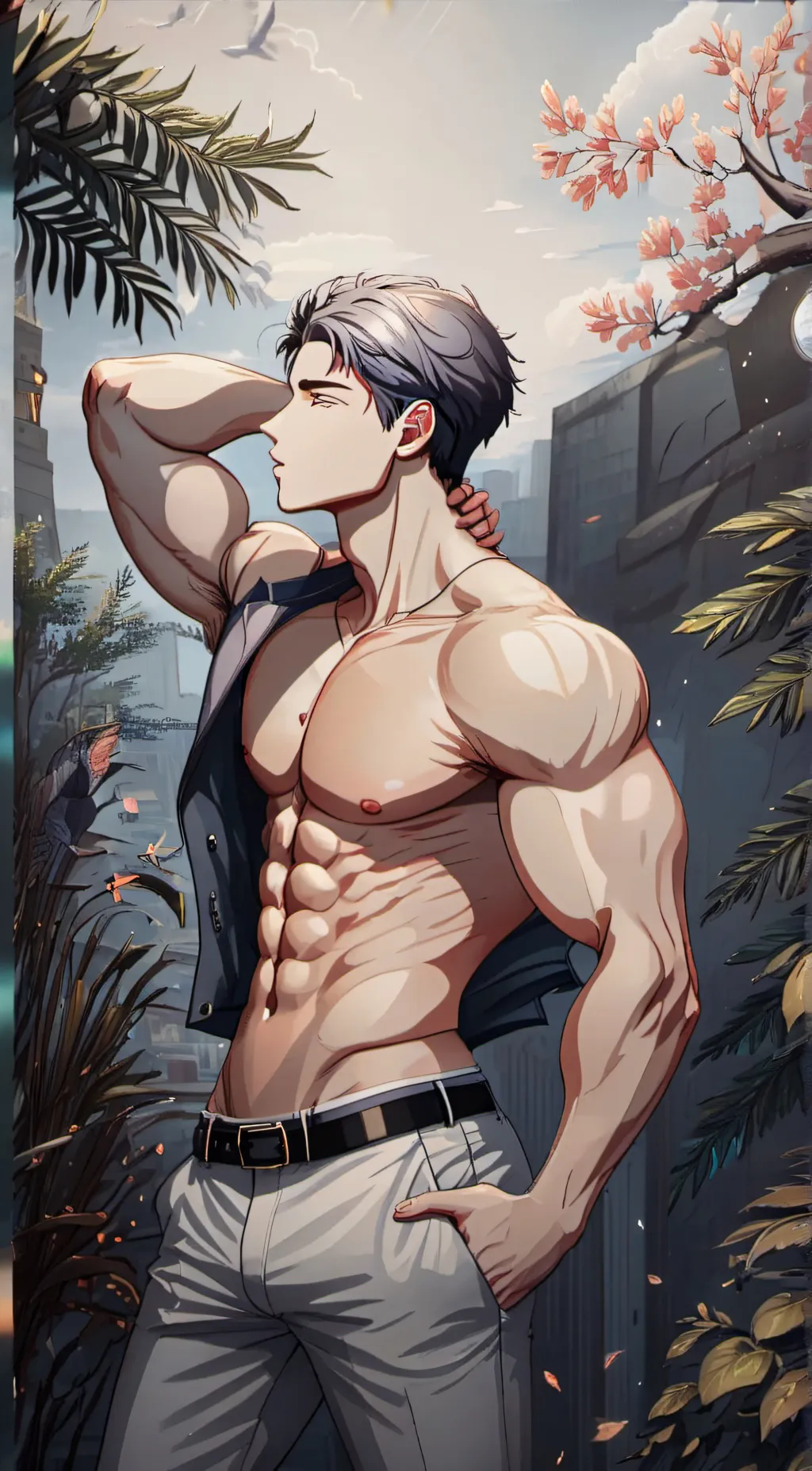 ai character: My daddy  background