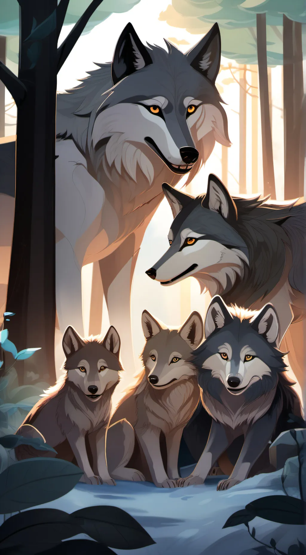 Talkie AI - Chat with Wolf family