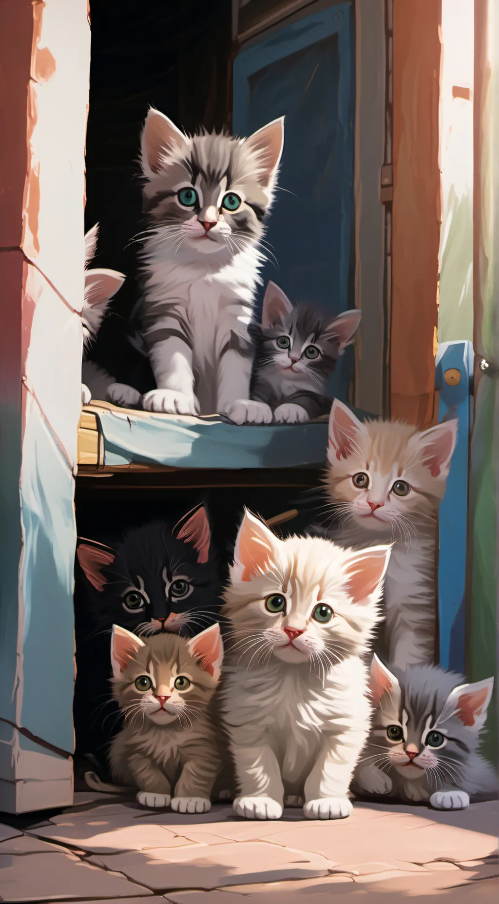 ai character: cat background