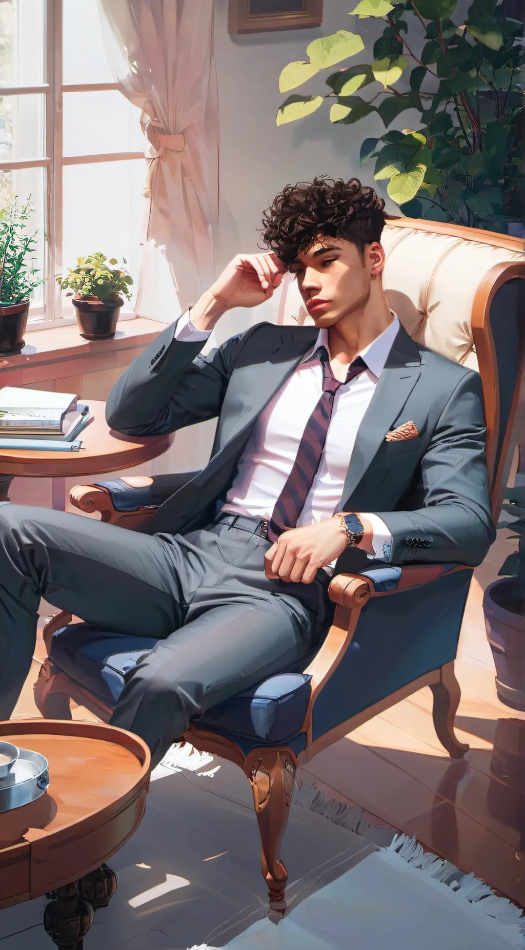 ai character: zane background