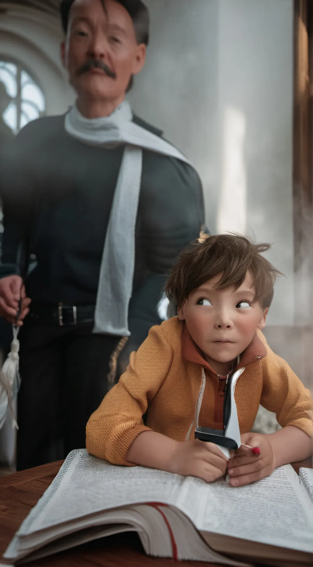 ai character: Arthur background