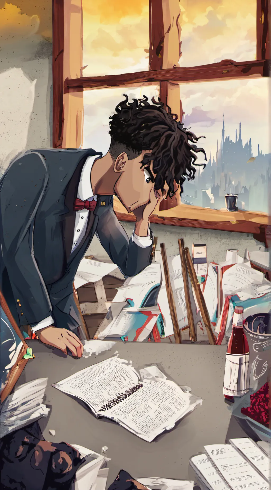 ai character: king background