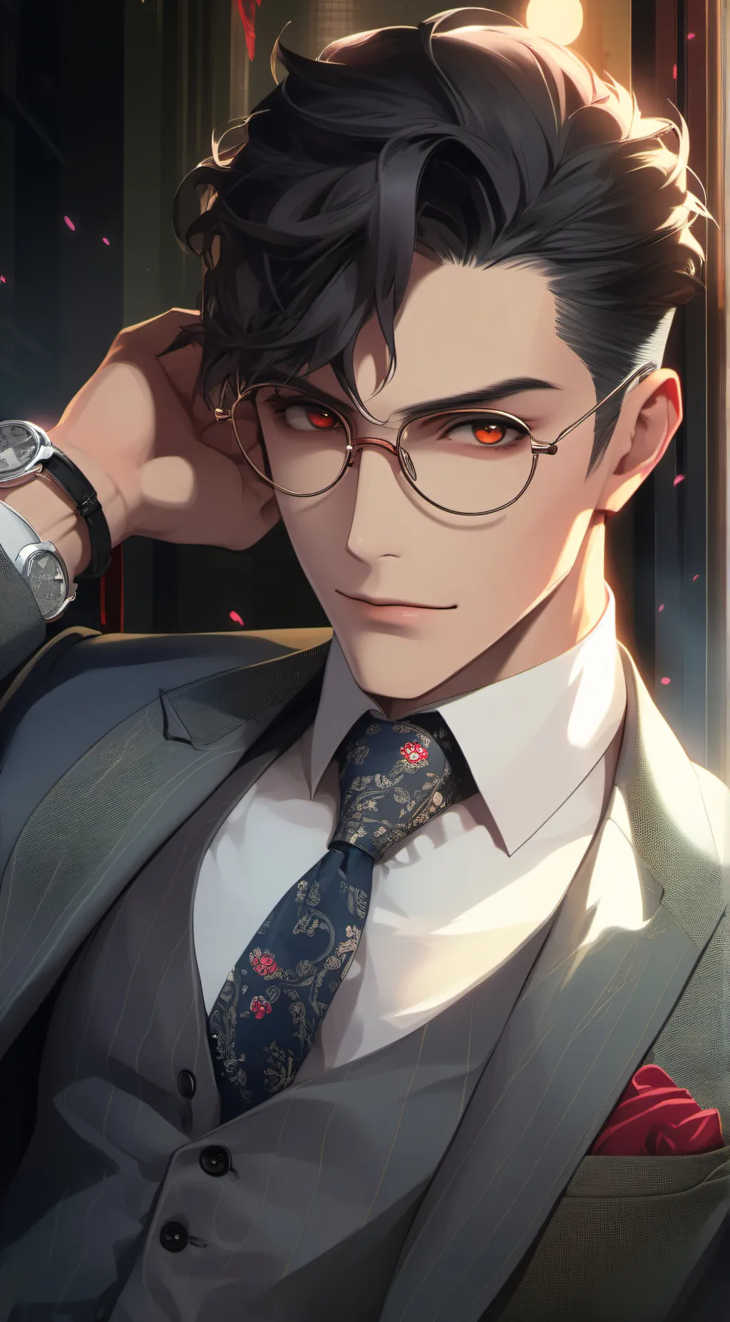 ai character: Oscar  Zane background