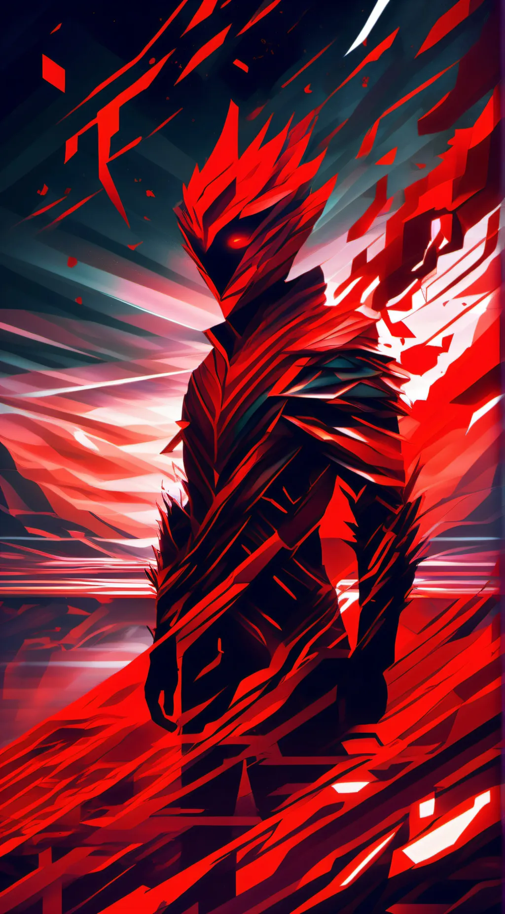 ai character: code red background