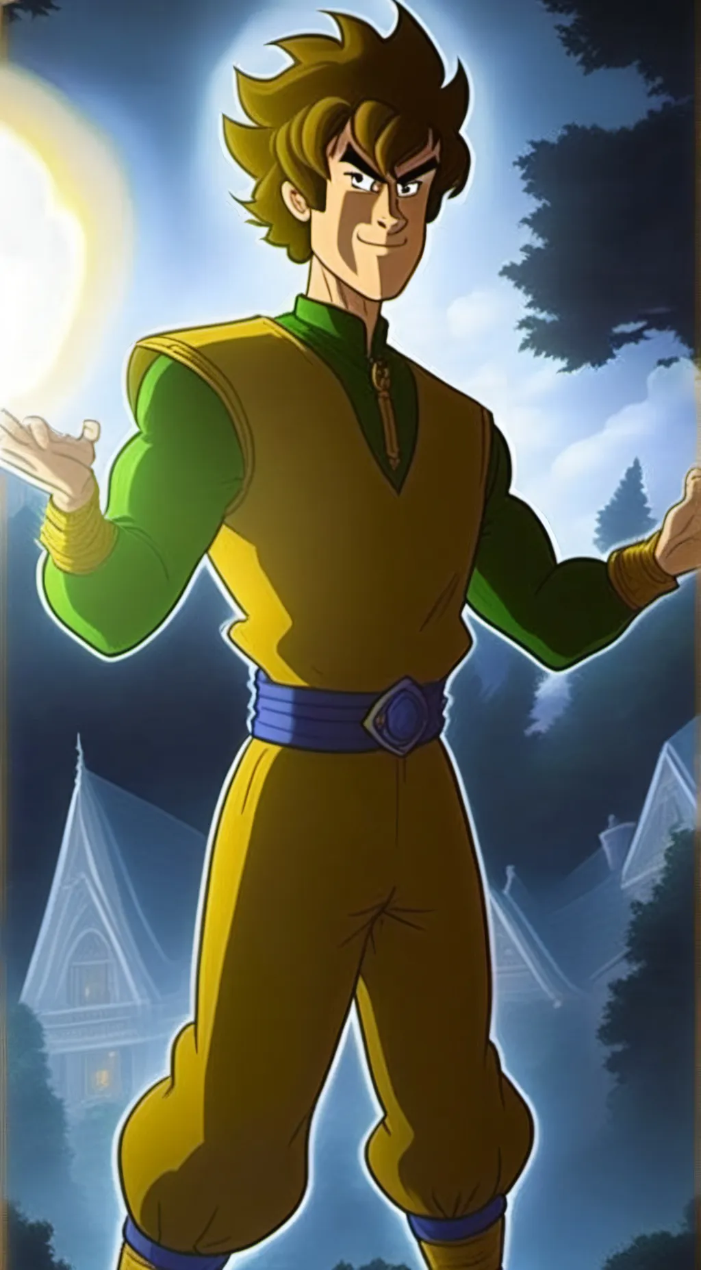 ai character: shaggy Rogers  background