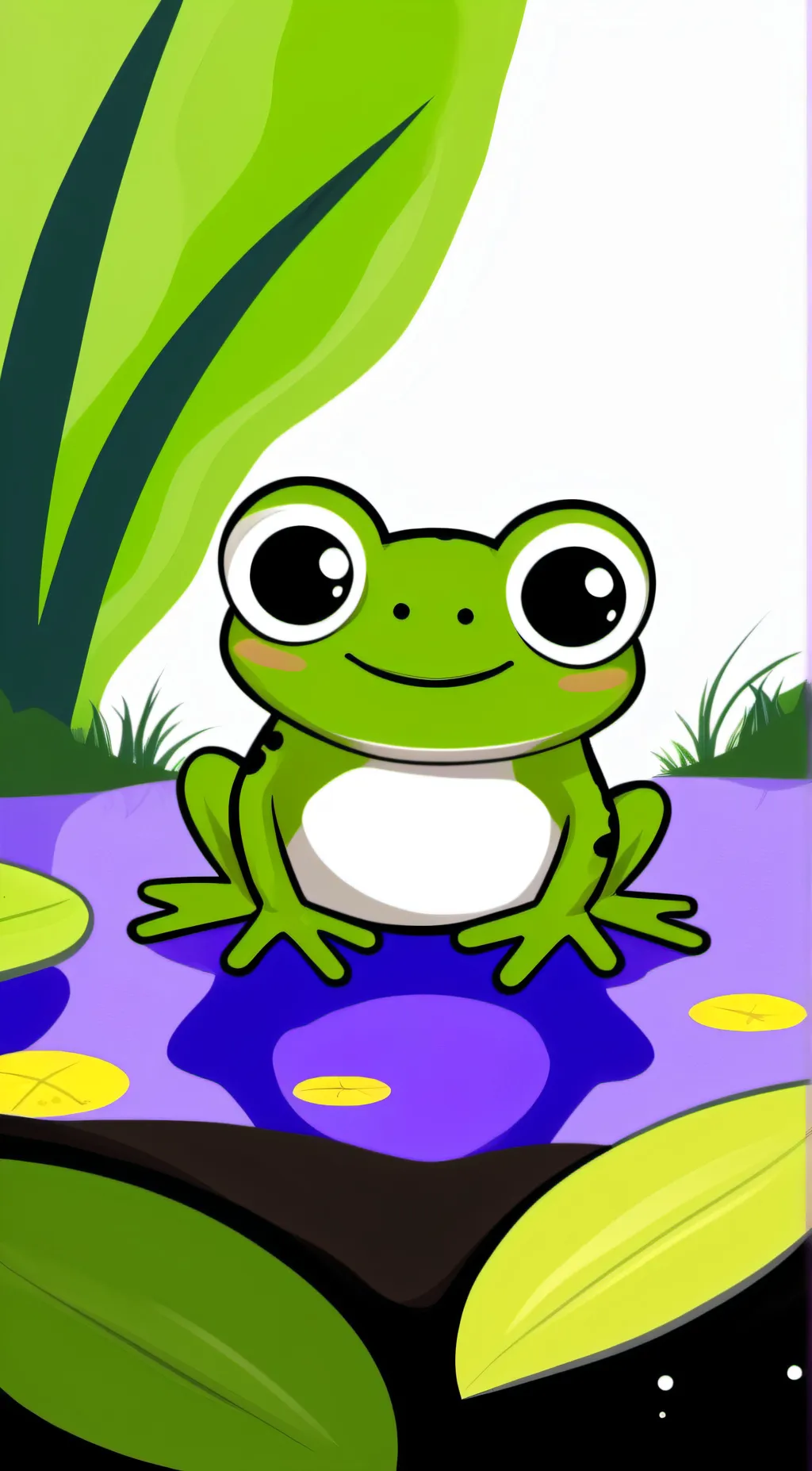 ai character: Froglet  background