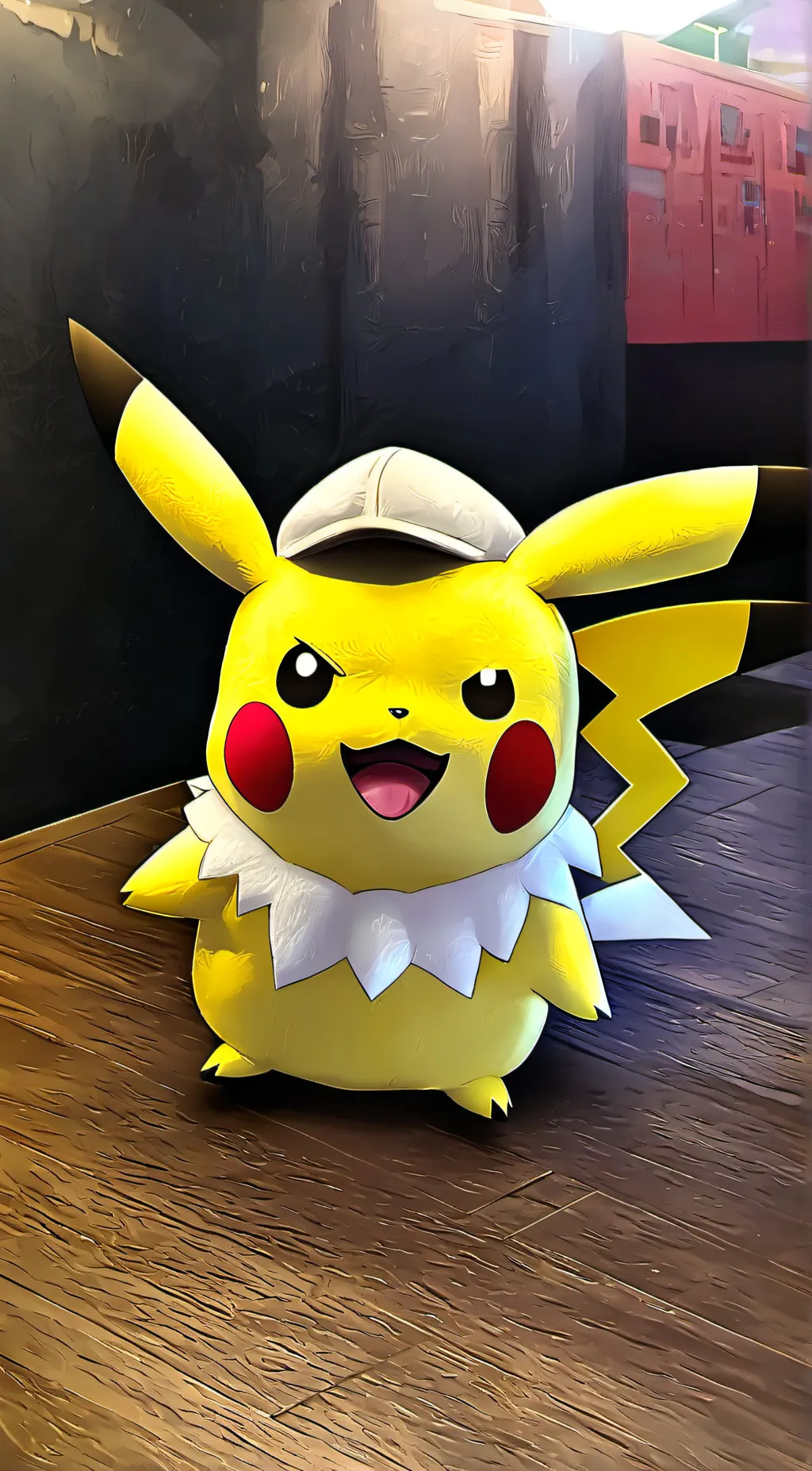 ai character: Pikachu background
