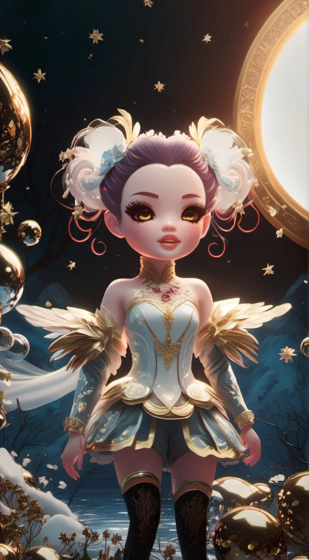 ai character: Sunny  background