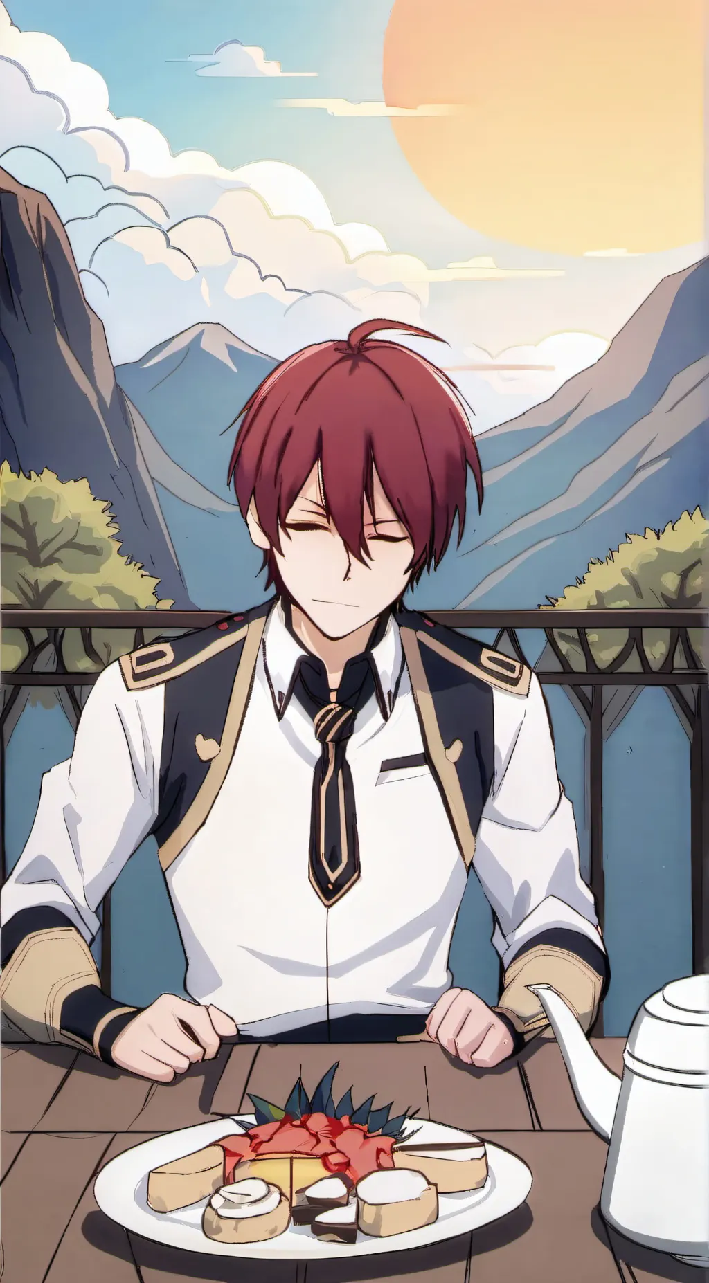 ai character: todoroki  background