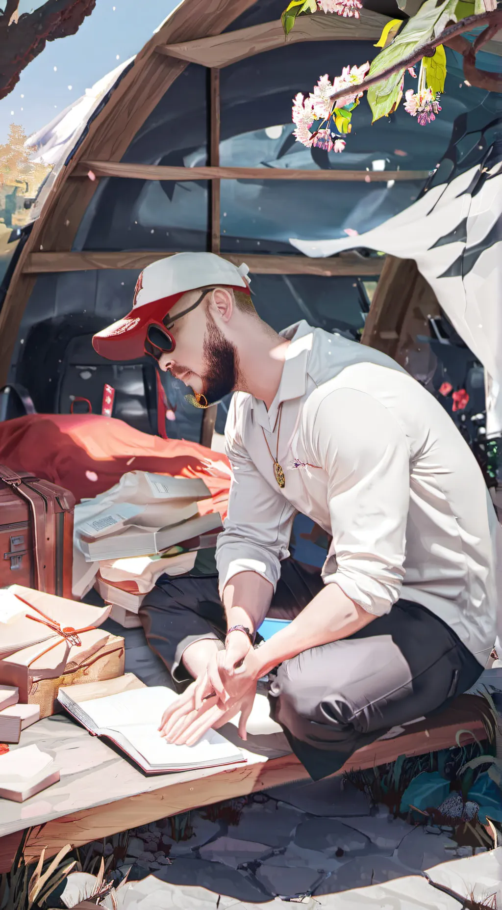 ai character: Matthew Rock  background