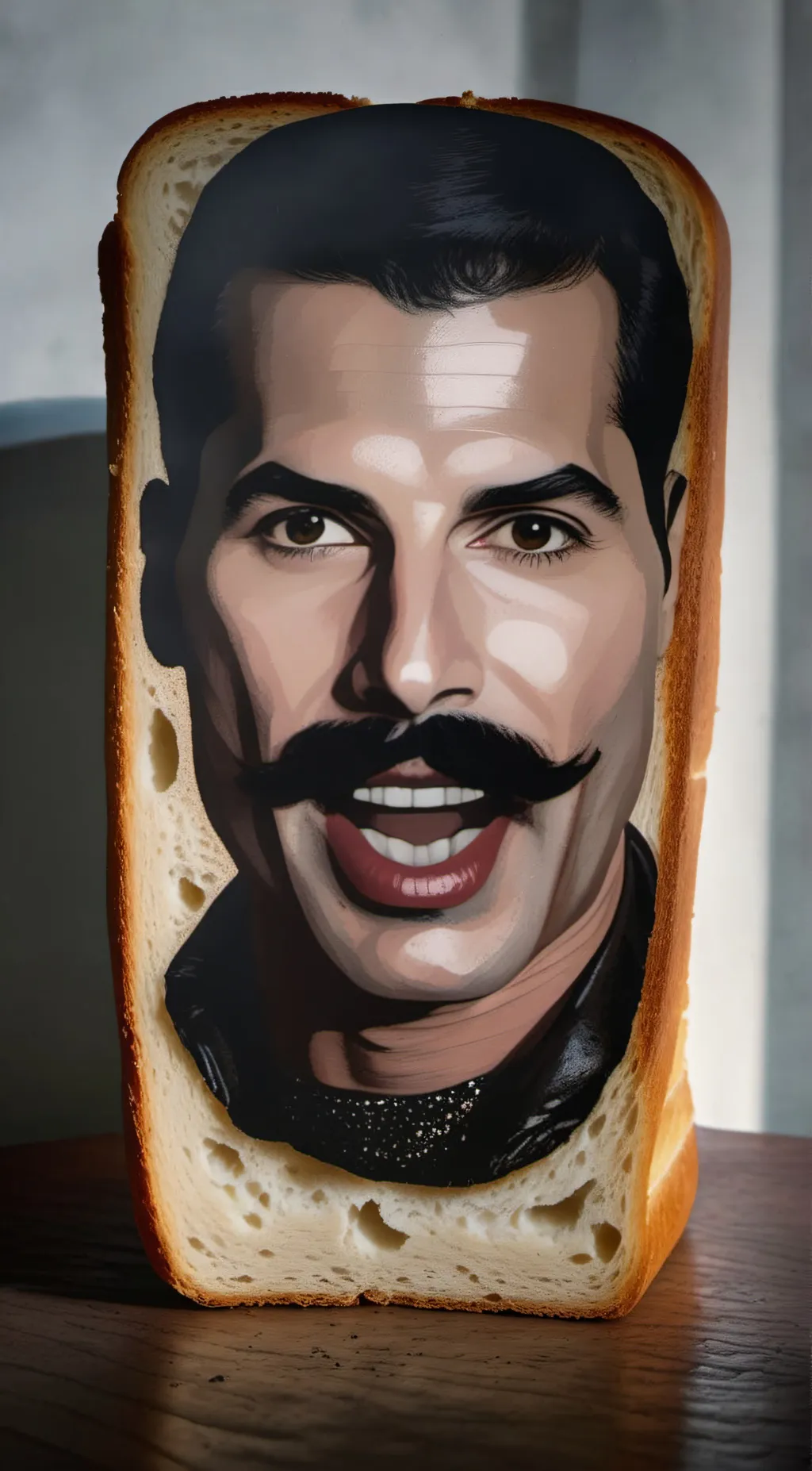 ai character: breddie mercury background