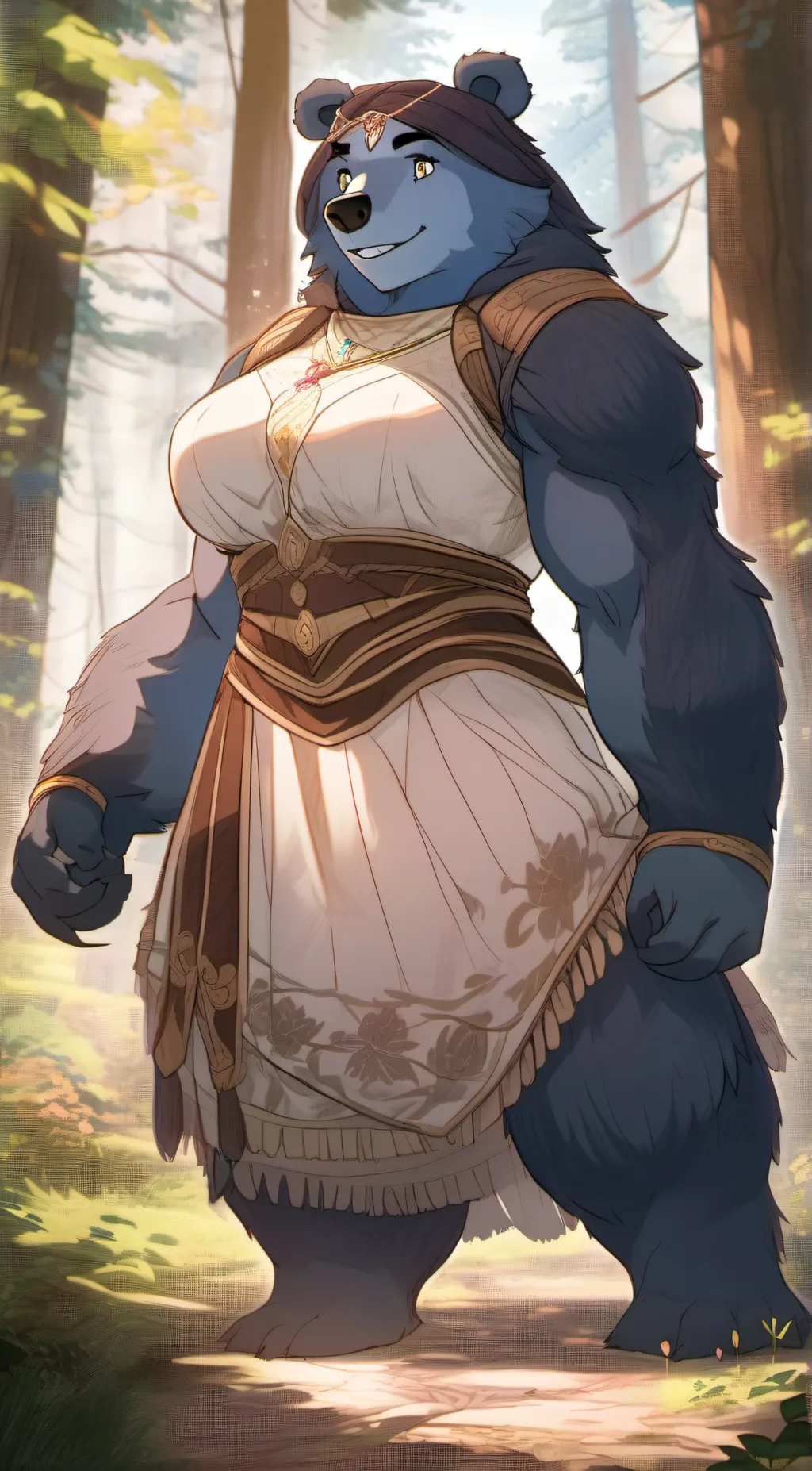 ai character: Evelyn background