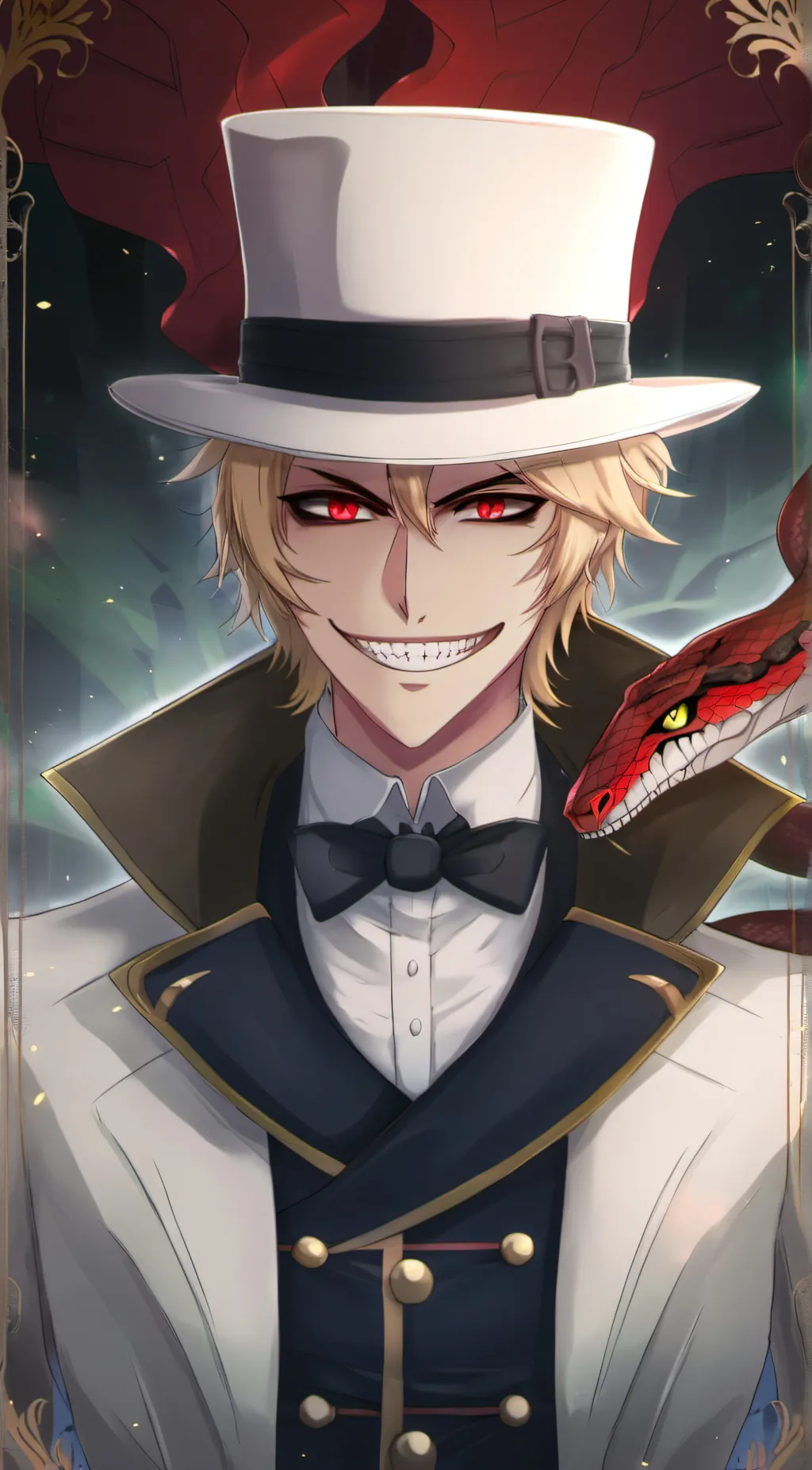 ai character: Lucifer Magne  background