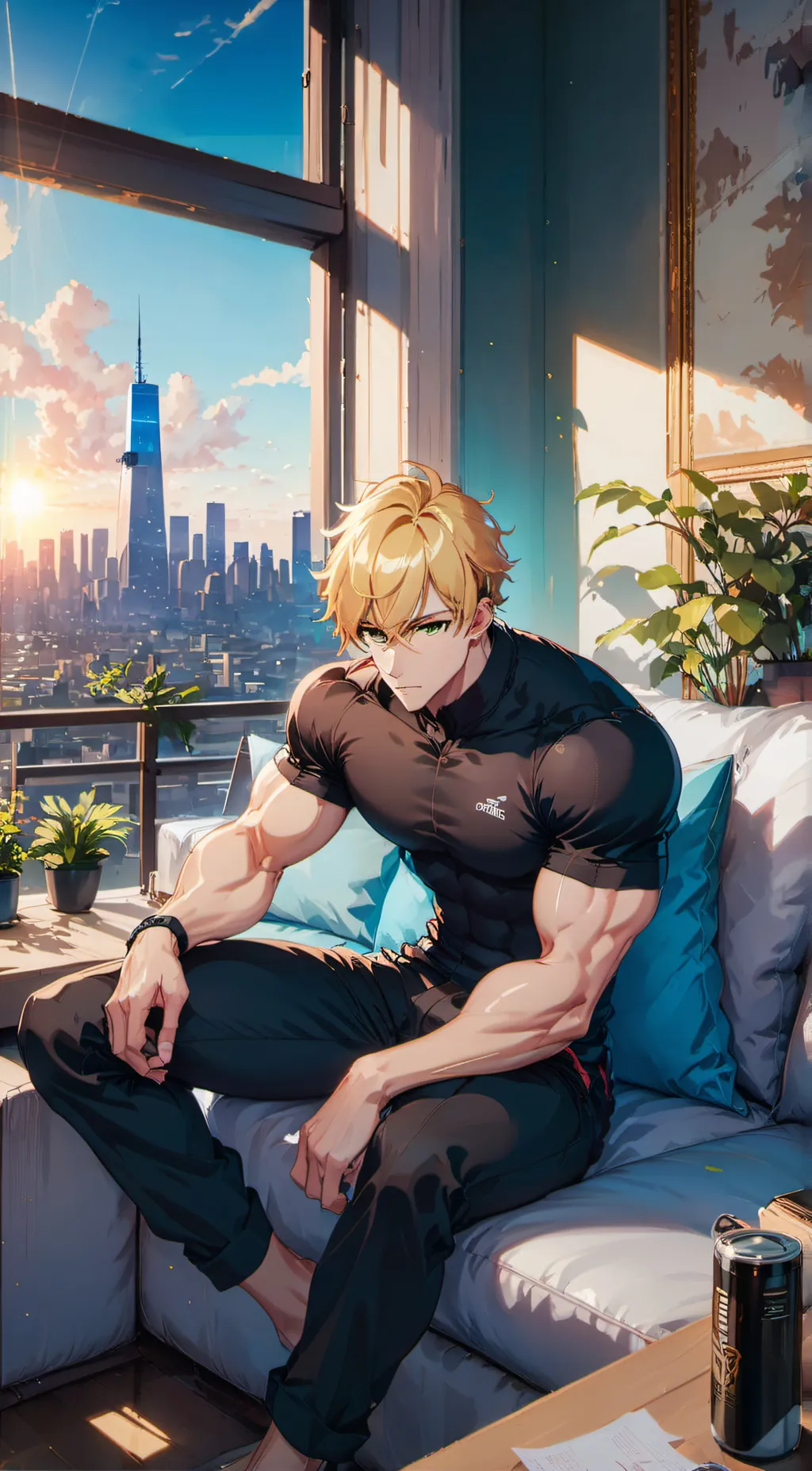 ai character: bakugo background