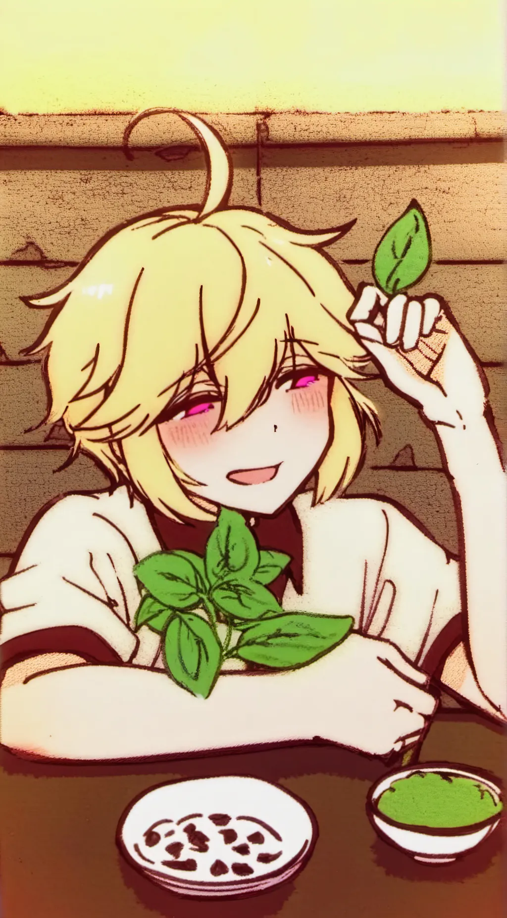 ai character: Basil OMARI AU V2 background