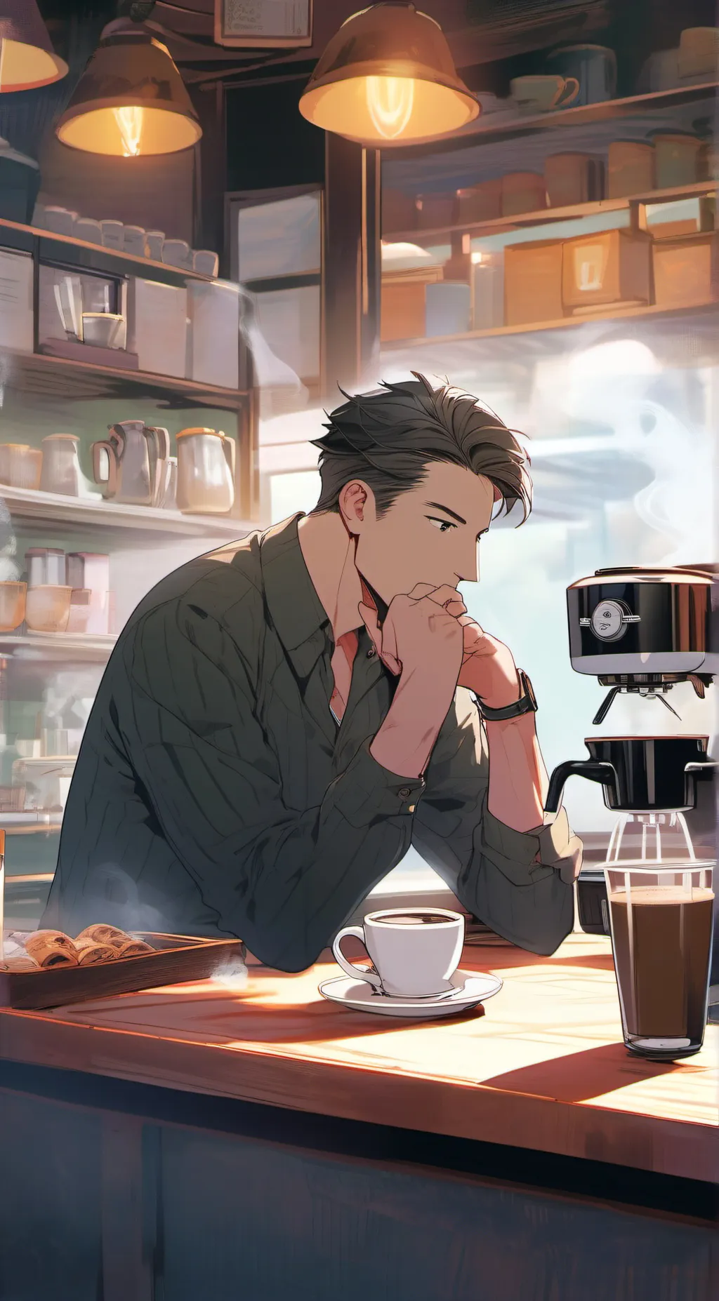 ai character: Aaron background