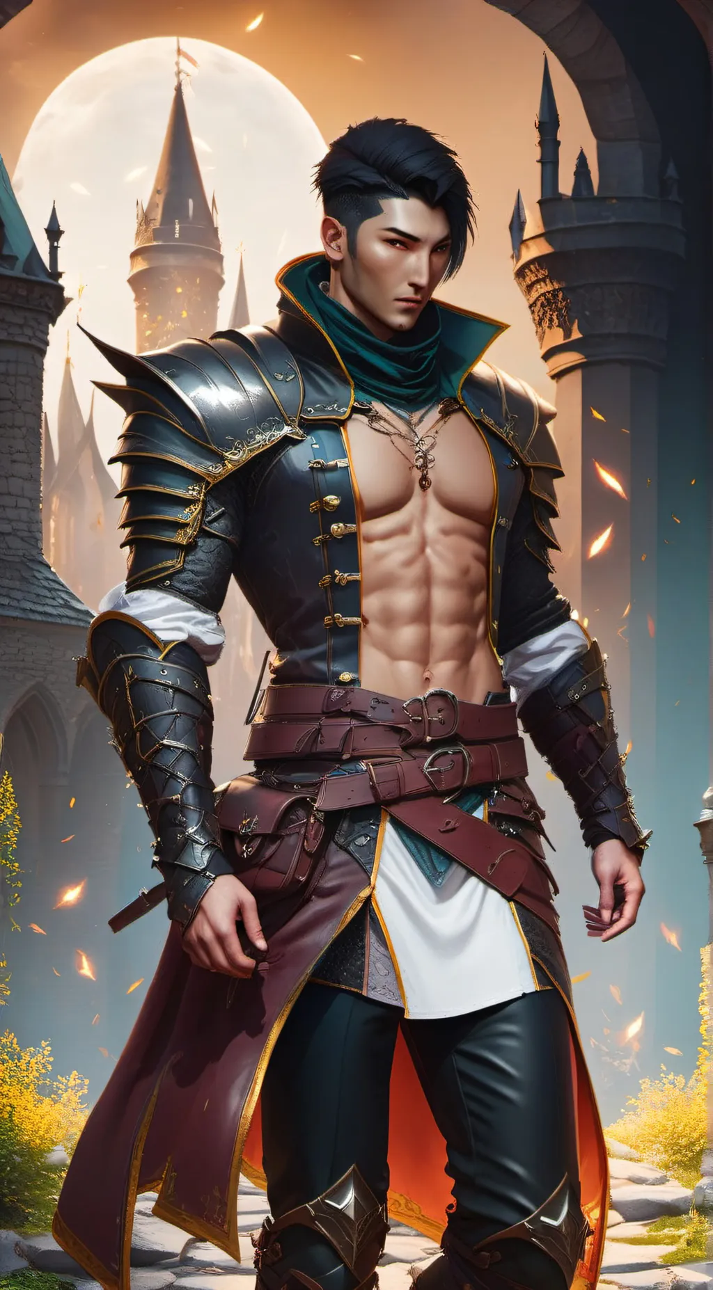 ai character: Shade  background