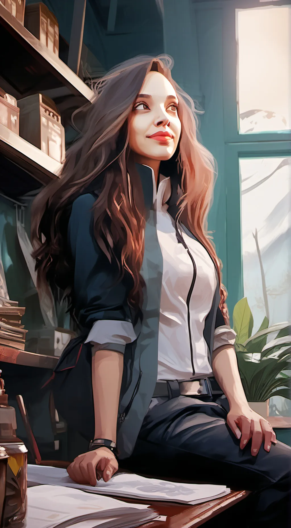 ai character: Virgenia Barnes background