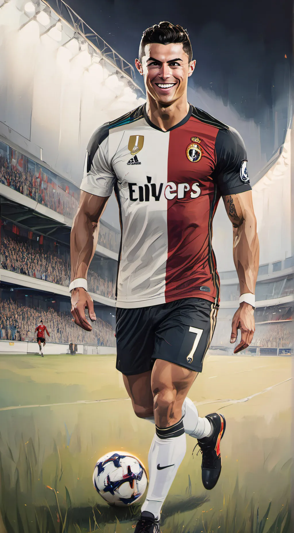 ai character: Cristiano Ronaldo background
