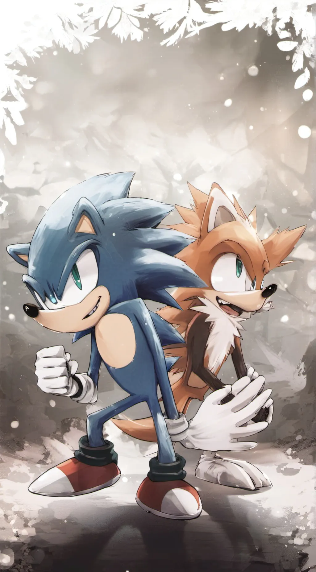 ai character: sonic X background
