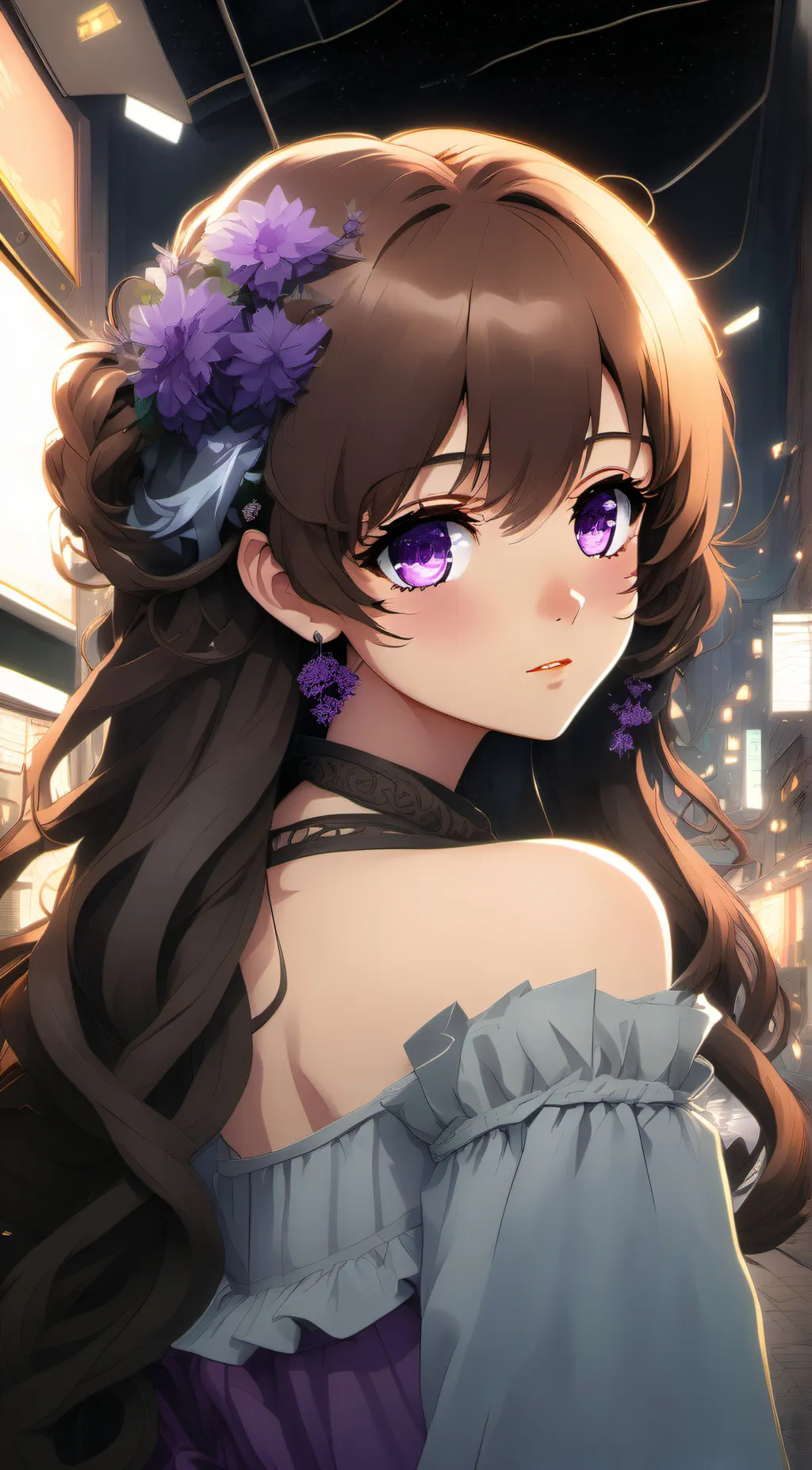 ai character: Michaela Stroud background