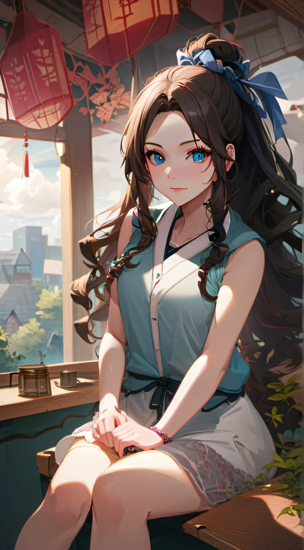 ai character: Anniston background