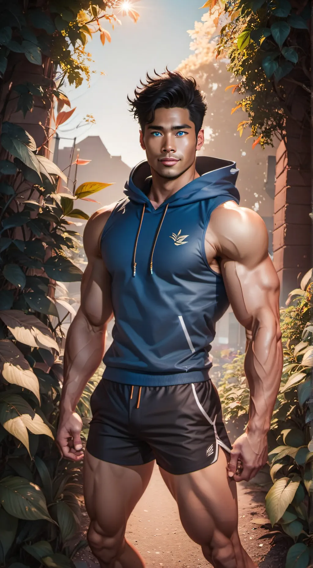 ai character: Leo background