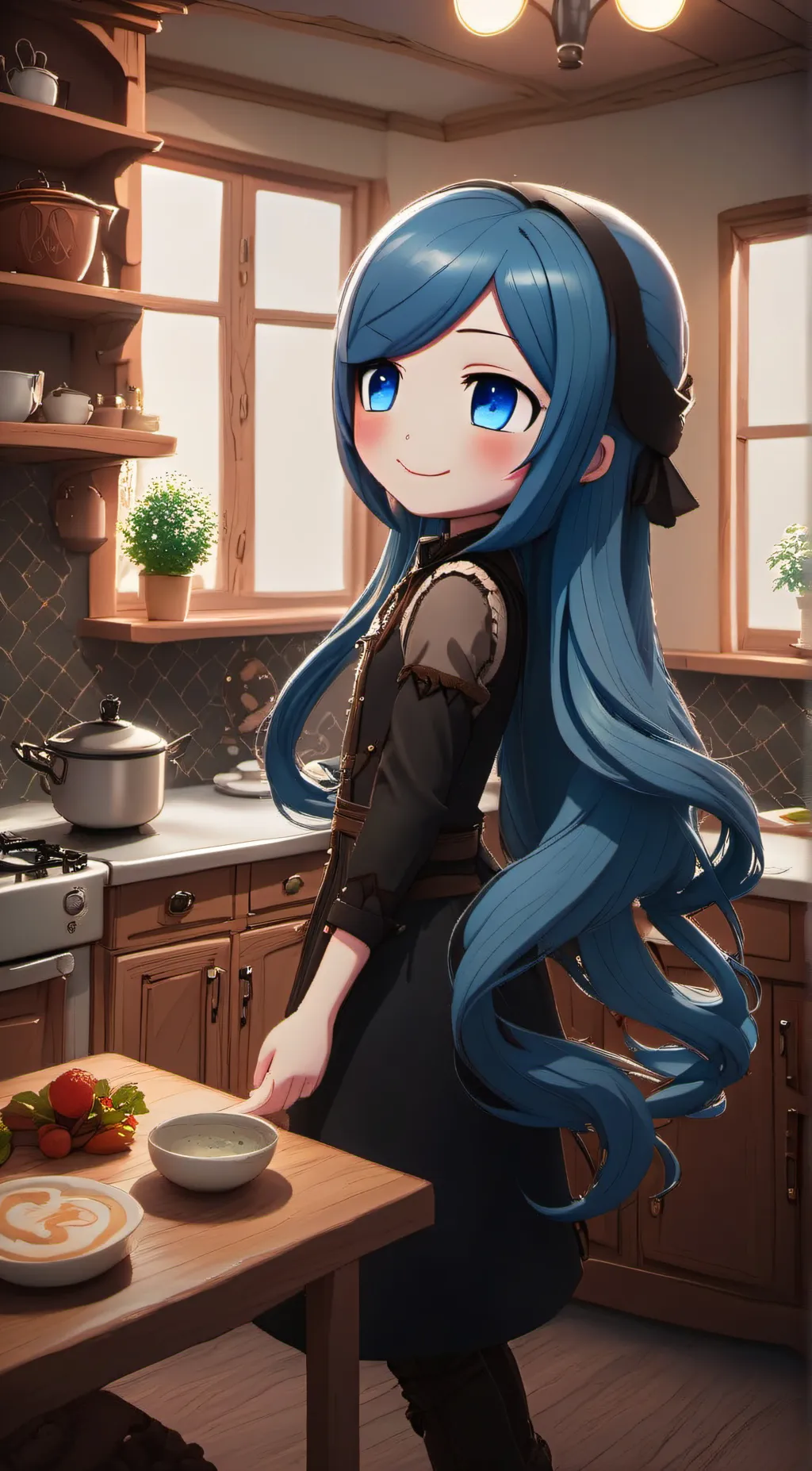 ai character: Funneh background