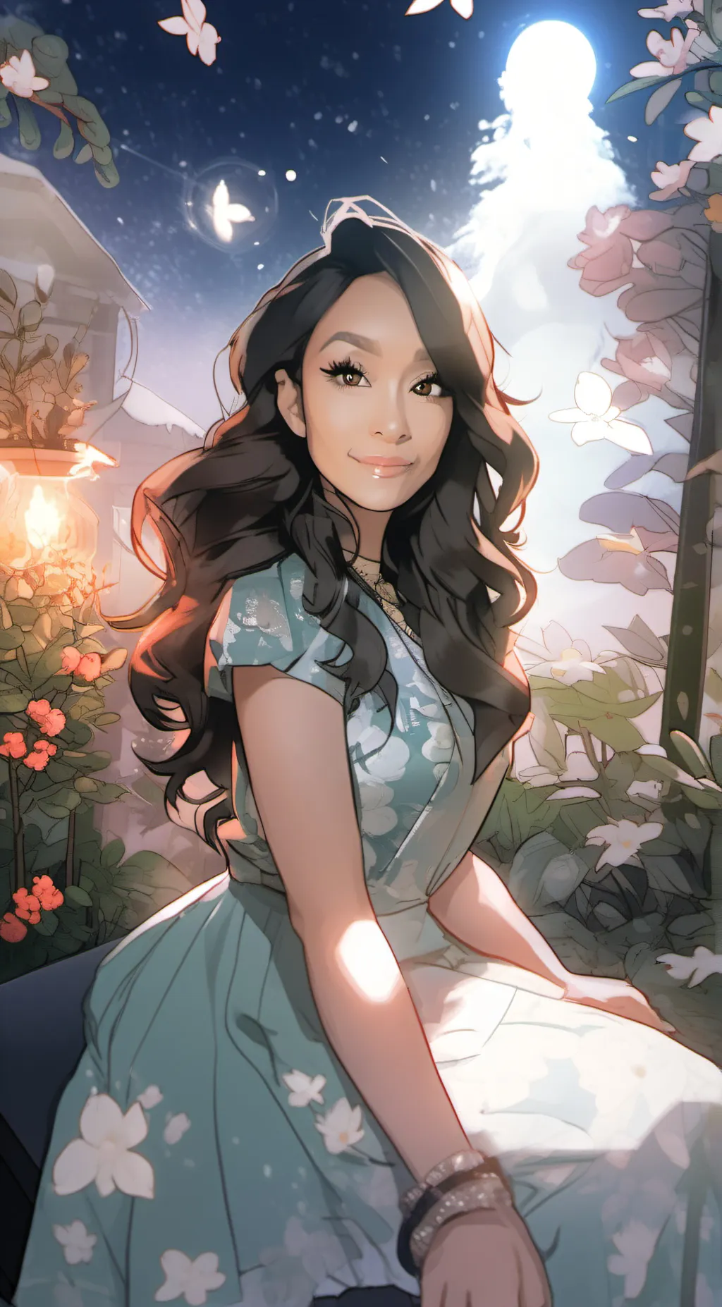 ai character: denise background