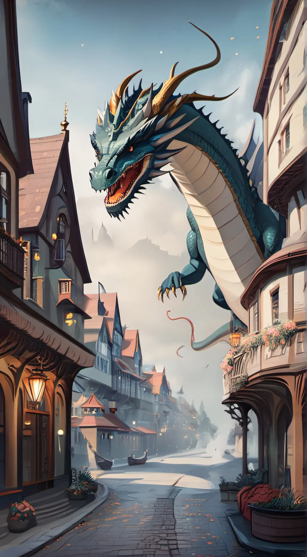 ai character:  tidel wave background